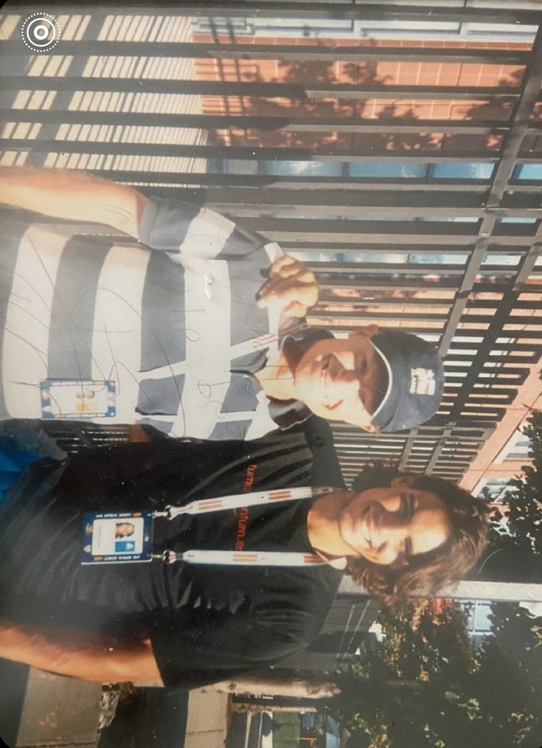 Dr. Marshall Hubsher with Rafael Nadal